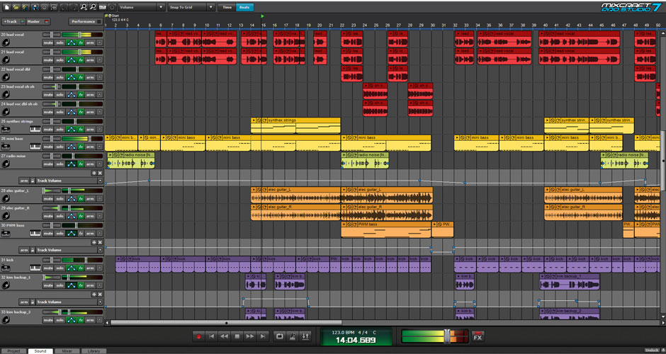 Mixcraft 8 Pro Studio Music Production Software Screenshot