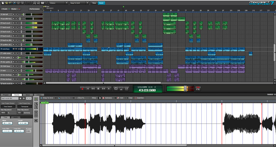 Mixcraft 8 Pro Studio Beat Making Software Screenshot 4