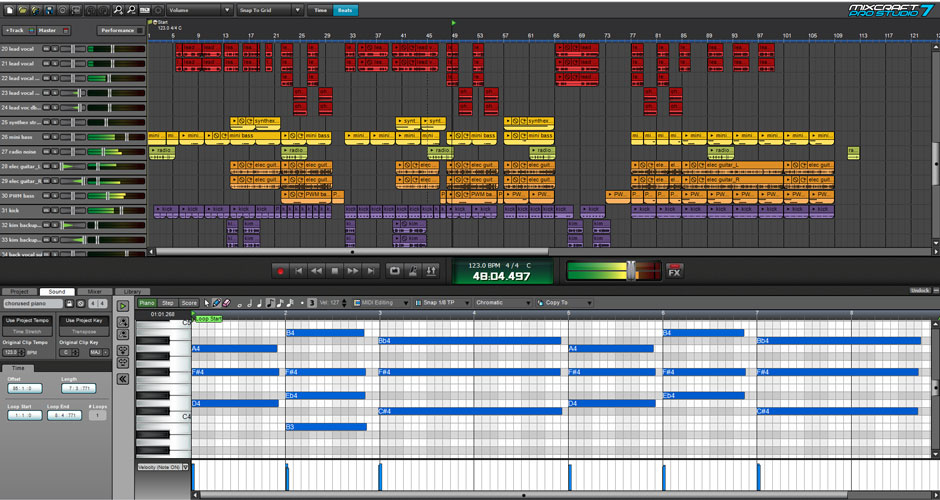 Mixcraft 8 Pro Studio Beat Making Software Screenshot 5
