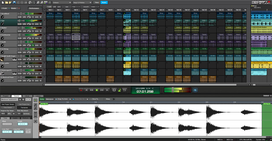 Mixcraft 8 Pro Studio Music Production Software Screenshot 4